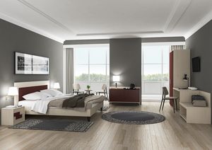 Art. 30129 Sanremo dormitorio de hotel, Mobiliario moderno para habitaciones de hotel y B&B