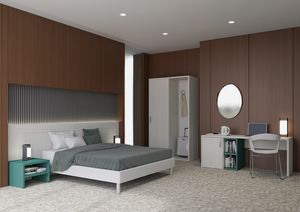 Art. 30670 Jesolo dormitorio de hotel, Mobiliario de estilo contempor�neo para B&B y habitaciones de hotel.