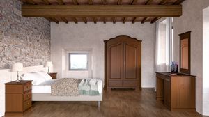 Art. 30938 Toscana dormitorio de hotel, Mobiliario para habitaciones en establecimientos de alojamiento en entornos rurales u hoteles de monta�a