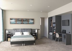 Art. 30994 Camera Twin, Habitaci�n de hotel con cama de matrimonio convertible en 2 camas individuales.