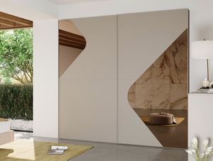 Dora armario, Armario corredero con puertas de espejo