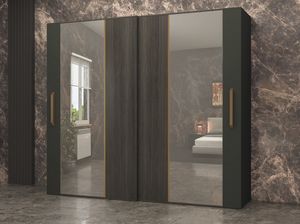 Firenze Art. F 150, Armario con 2 puertas correderas con espejo.