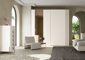 Musa armario, Armario moderno con 2 puertas correderas
