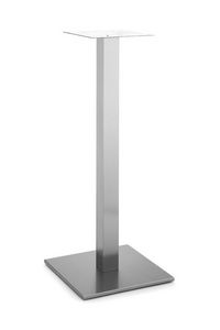 Art.260/H 1100, Base de la mesa cuadrada, estructura de metal con un tubo central, por contrato y uso dom�stico