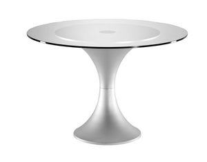 Art.730/AL, Base de la mesa redonda, marco de aluminio, por contrato y uso dom�stico