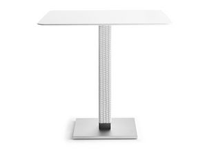 Lotus base, Base de aluminio anodizado de mesas al aire libre
