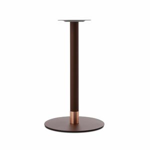 Ring Round base de mesa, Base de mesa columna central en metal.