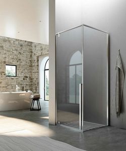 KAHURI, Cabina de ducha, sistema de pivote, para el cuarto de bao moderno