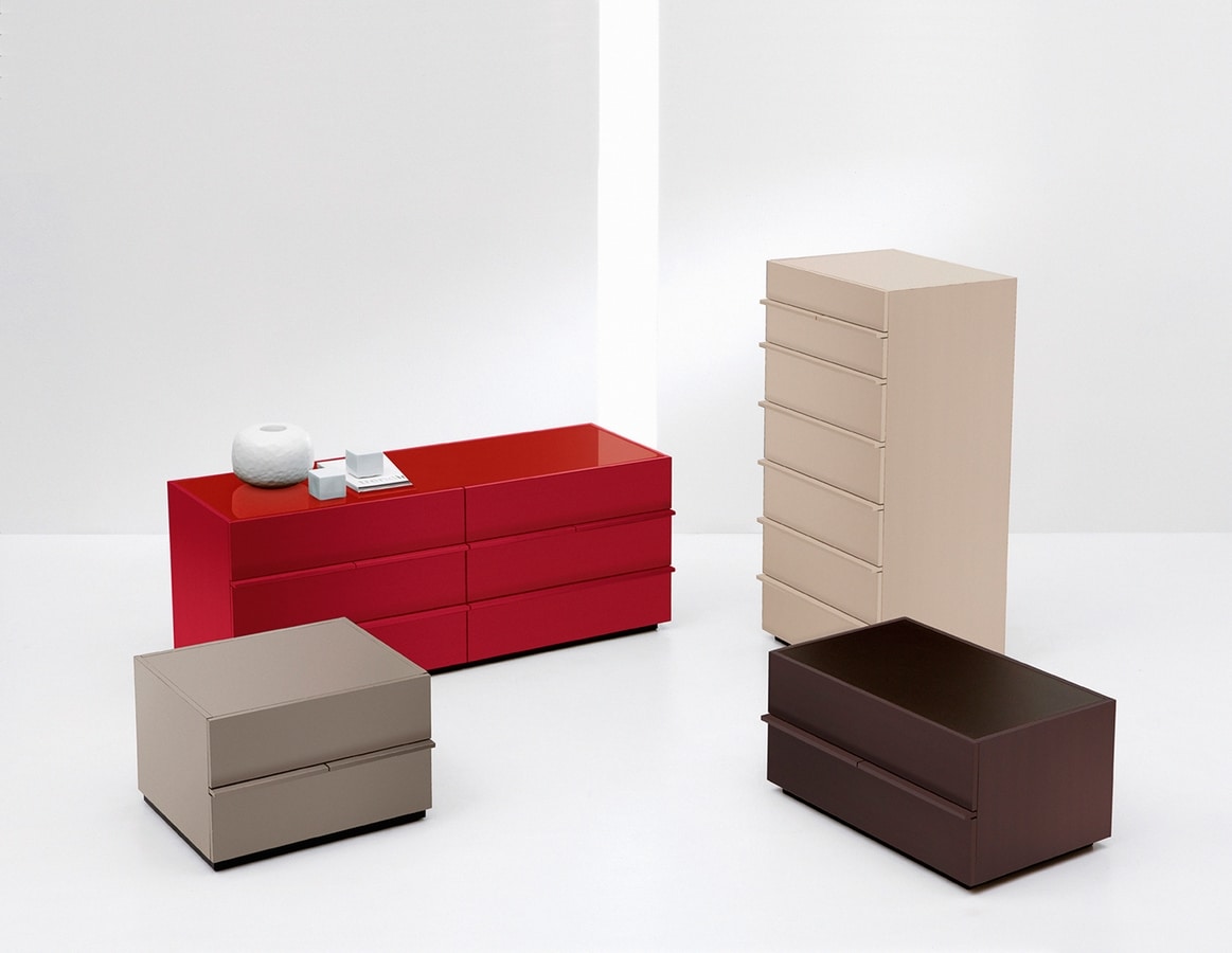 AKI chest of drawers, Aparador moderno de estilo minimalista, para el dormitorio
