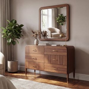 CANALETTO CANACO / c�moda, C�moda refinada en fino nogal canaletto