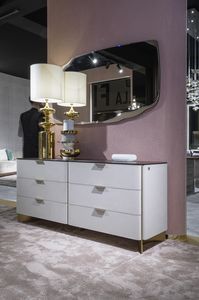 Glamis cajnera, Tocador con un diseo contemporneo, con lneas limpias