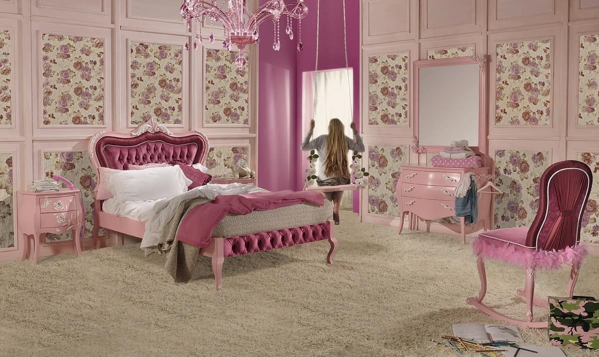 Muebles de dormitorio rosa