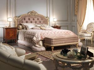 Art. 907 bed, Cama de estilo Louis XV, por habitación doble de lujo