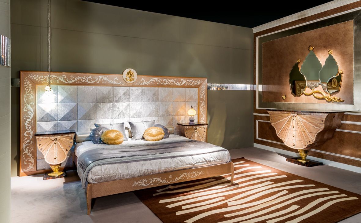 Mesita de noche ovalada con 3 cajones, moderna mesita de noche de madera  maciza, mesa auxiliar de lujo pintada en relieve, armario de dormitorio  para