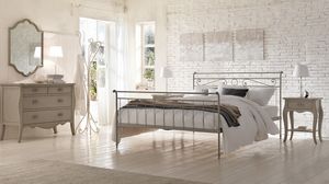 Camas Louis Philippe, Cama moderna en hierro, tcnica de atornillado caliente aplicada