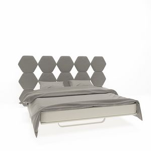 Cristallo, Cama doble con cabecera con hexgonos