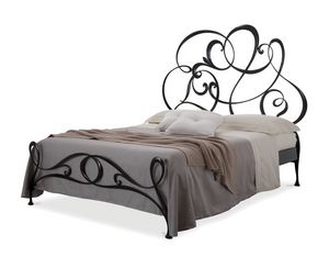 Gabriel cama, Mano de hierro cama doble, con un estilo moderno