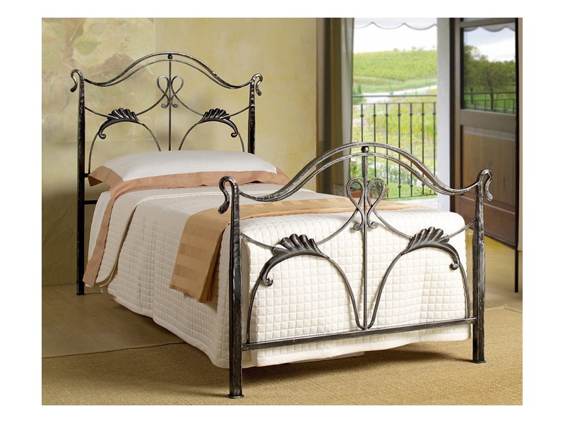 Ottocento Single Bed, Cama individual en estilo Art Nouveau, para uso residencial