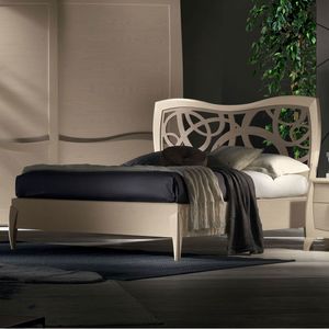 Luna LUNA5104-160, Cama doble con cabecero perforado