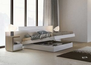 Sophia, Cama con cabecero doble, personalizable