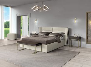 Art. 92106, Cama tapizada de l�nea moderna