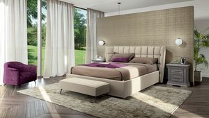 Art. 92108, Cama tapizada con cabecero envolvente