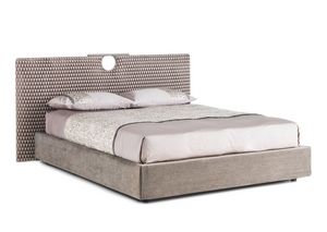 Bay cama, Cama tapizada con un dise�o contempor�neo.