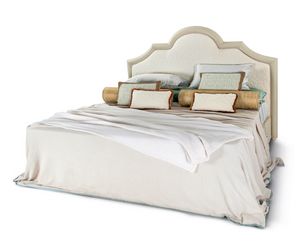 Cama 25-1060, Cama acolchada, con cabecero perfilado.