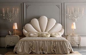 Capri 6085 cama, Cama de estilo clsico con cabecero tapizado