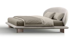 Gea cama, Cama moderna acolchada, con cabecera redondeada