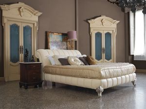 Leonardo cama, Cama tapizada ideal para dormitorios clásicos