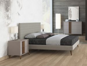 Livia, Cama acolchada con un diseo mnimo