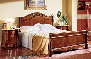 Althea cama madera, Decorado de forma lujosa cama para Villa