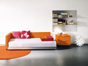 FLIPPER single, Sof cama en estilo moderno, para uso residencial