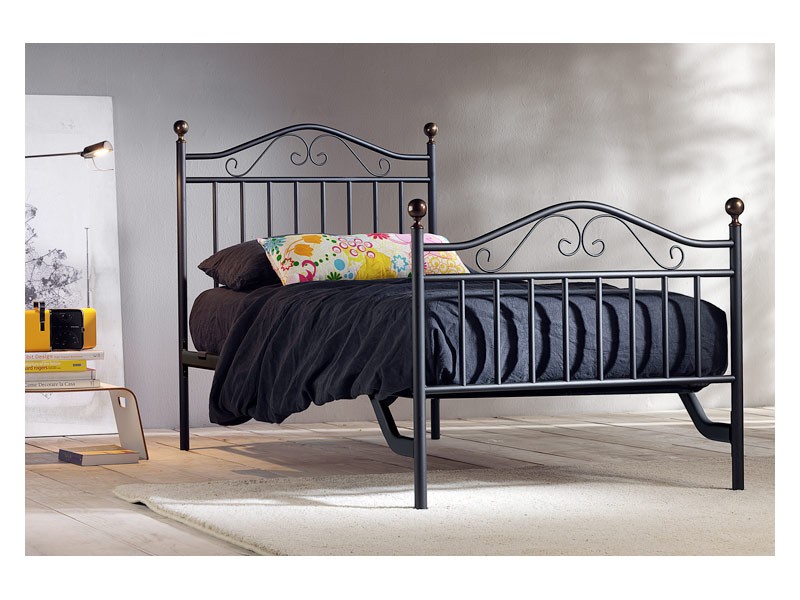 Giulia Single Bed, Hierro camas hechas a mano para el Hotel Room