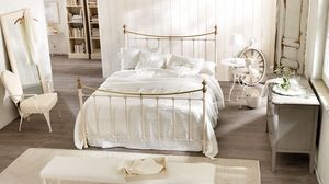 Oliver cama, Hierro y aluminio cama, decoraciones de lat�n
