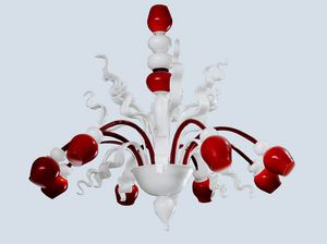 CALLESROSSO, Araña moderna en cristal de Murano