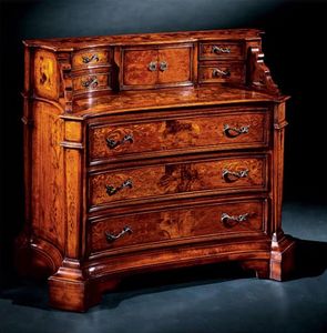 Ferrara chest of drawers 706, Pecho clásico de cajones en madera tallada