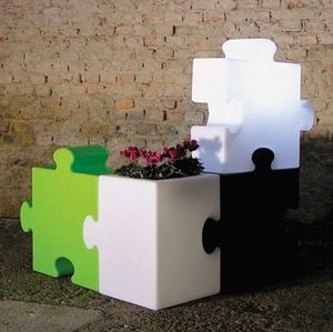 Lmpara de pie modular de diseo moderno contemporneo Slide Puzzle Corner LP PUZ051A, Mueble modular y multifuncional