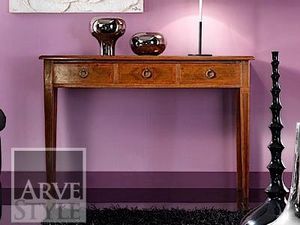 Vivre Lux consola, Mesa consola con cajones, en madera maciza