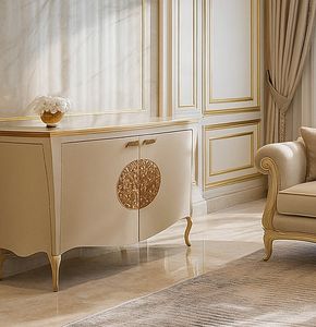 Art. 861, Aparador con l�neas sinuosas y refinadas