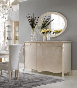 I Sogni Art. 506S, Aparador de estilo cl�sico contempor�neo, finamente decorado