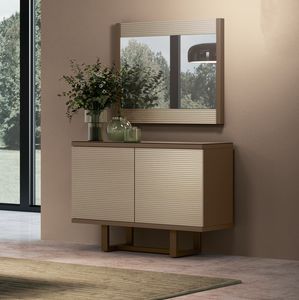 LINEA aparador de 2 puertas, Aparador moderno de 2 puertas
