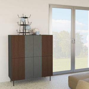Minerva 4A, Gabinete de 4 puertas con un diseo simple y mnimo