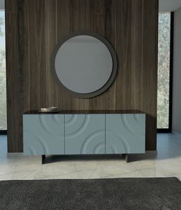 Nemesi 3A, Aparador de diseo mnimo con detalles 3D concntricos