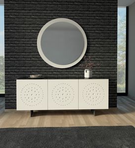 Pandora 3A, Aparador moderno con acabado lacado opaco