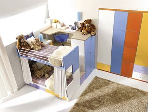 Comp. 908, Dormitorio funcional coloridas ecolgico