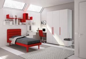 Dormitorio para nios KC 210, Dormitorio infantil hecho en Italia con alta calidad