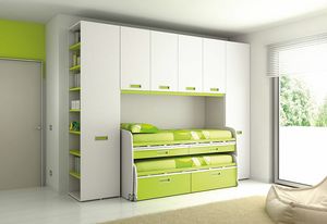 Puente KP 115, Dormitorio con deck y armarios con mango ergonmico