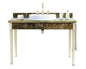 Lancaster Console 1200 x 600, Consola de mrmol con lavabo sencillo